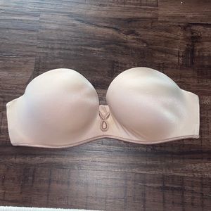 Victoria's Secret Strapless Bombshell Padded Bra Size 34B